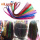 Silk Straight Hair Sparkling Colorful Dazzle Tinsel Hair